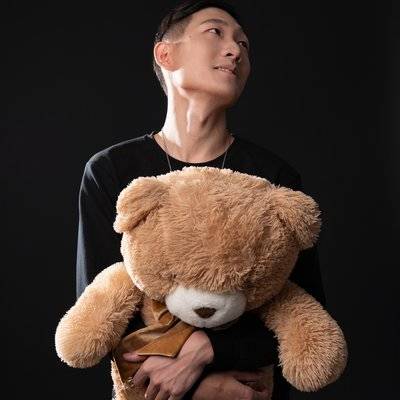 黑白模特