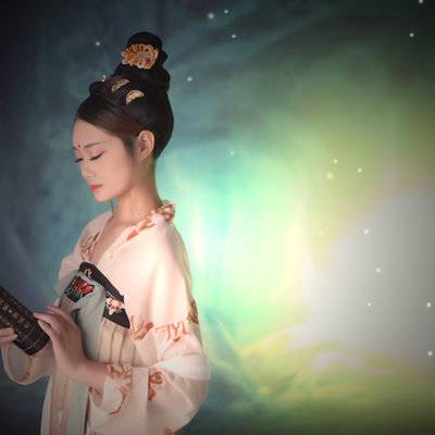 黑白模特