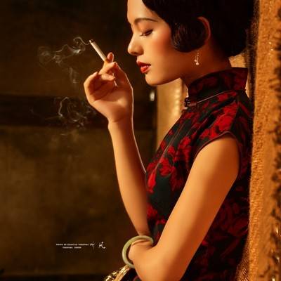 旗袍模特