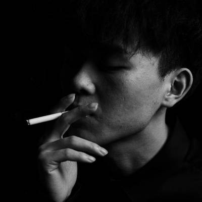 黑白模特