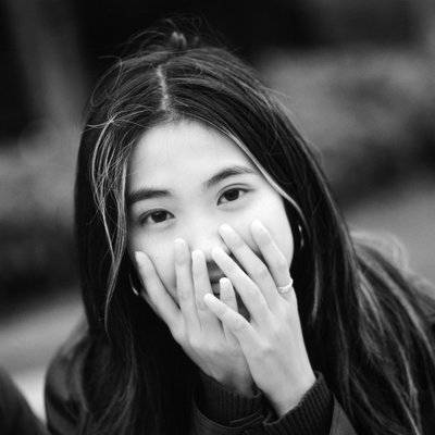 黑白模特
