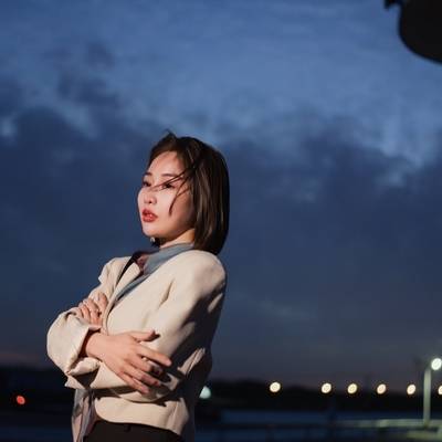 夜景模特