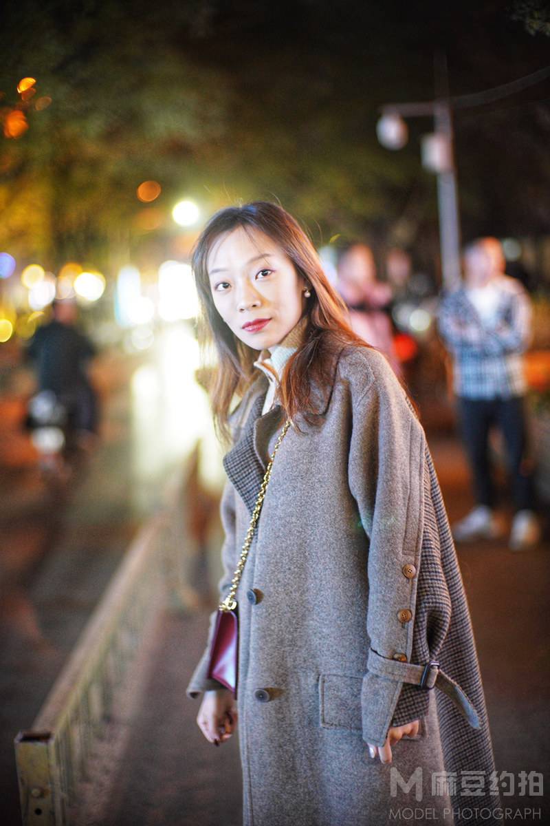 夜景模特