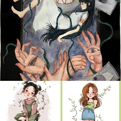 森系模特