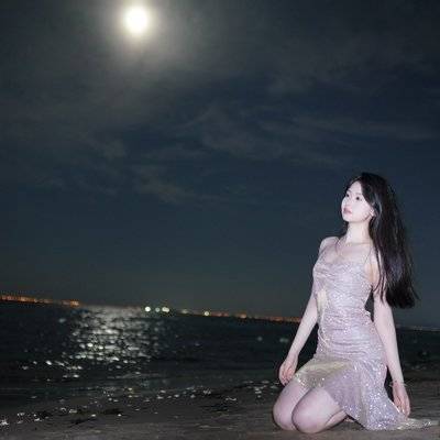 夜景模特