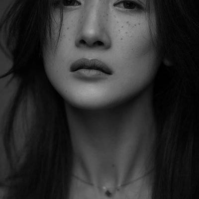 黑白模特