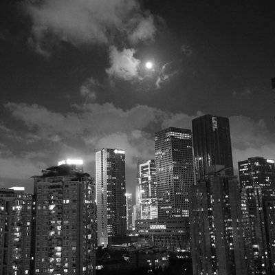 夜景模特