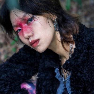黑白模特