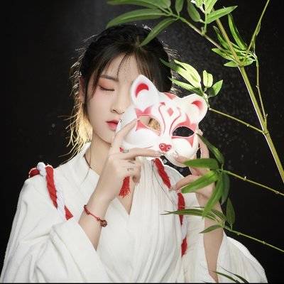 黑白模特
