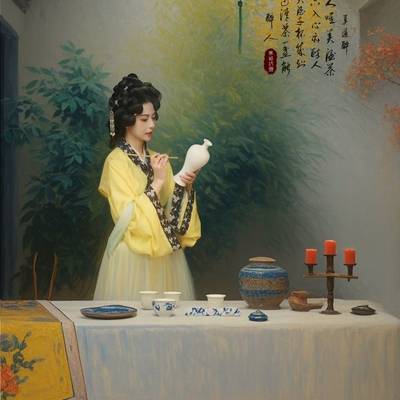 汉服模特