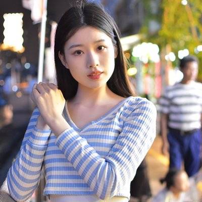 夜景模特
