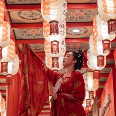 汉服模特