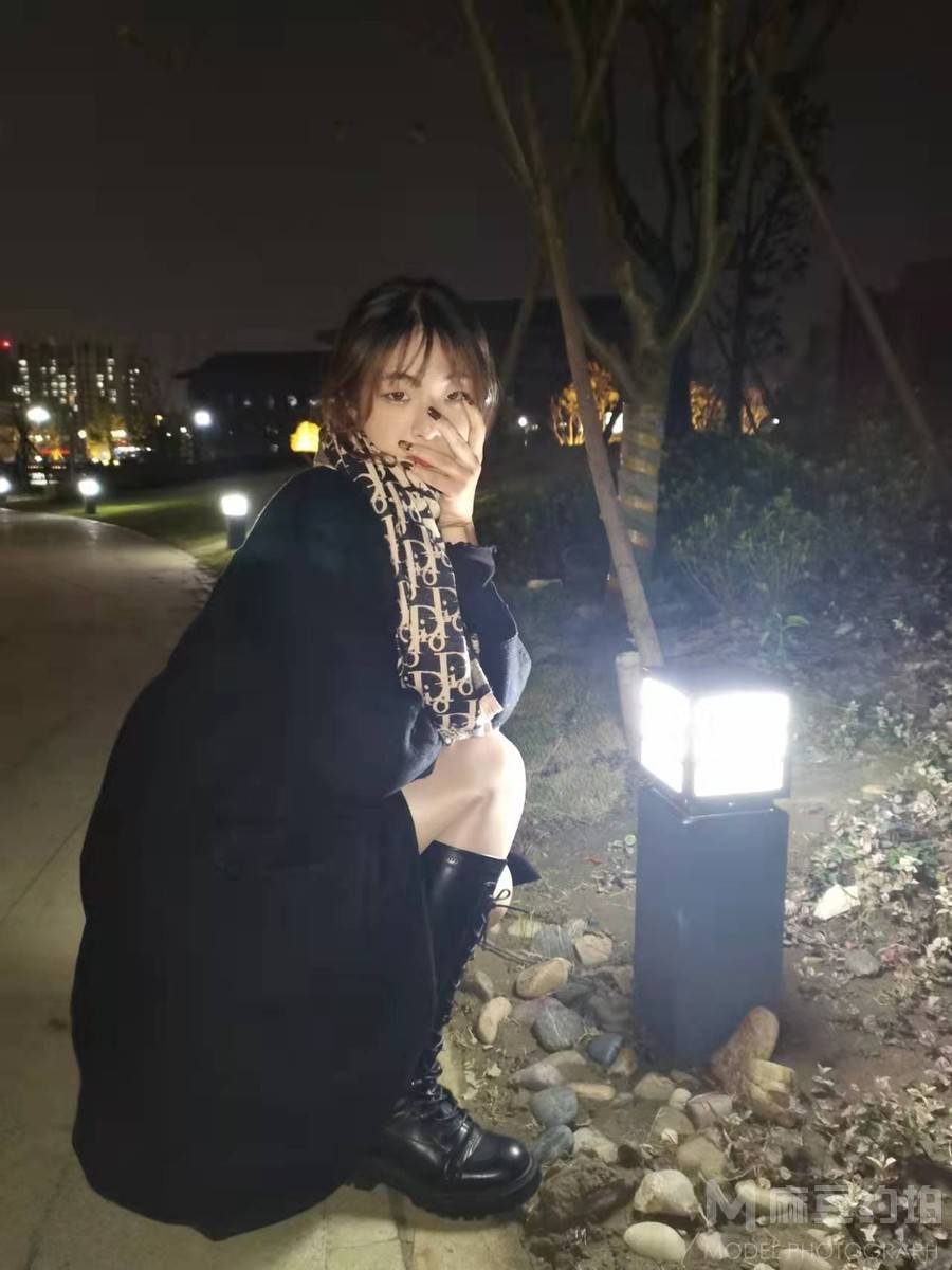 夜景模特