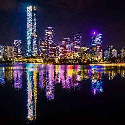 夜景模特