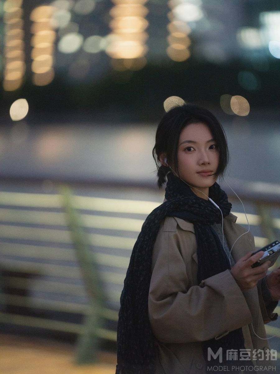 夜景模特