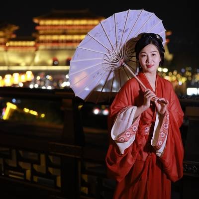 汉服模特