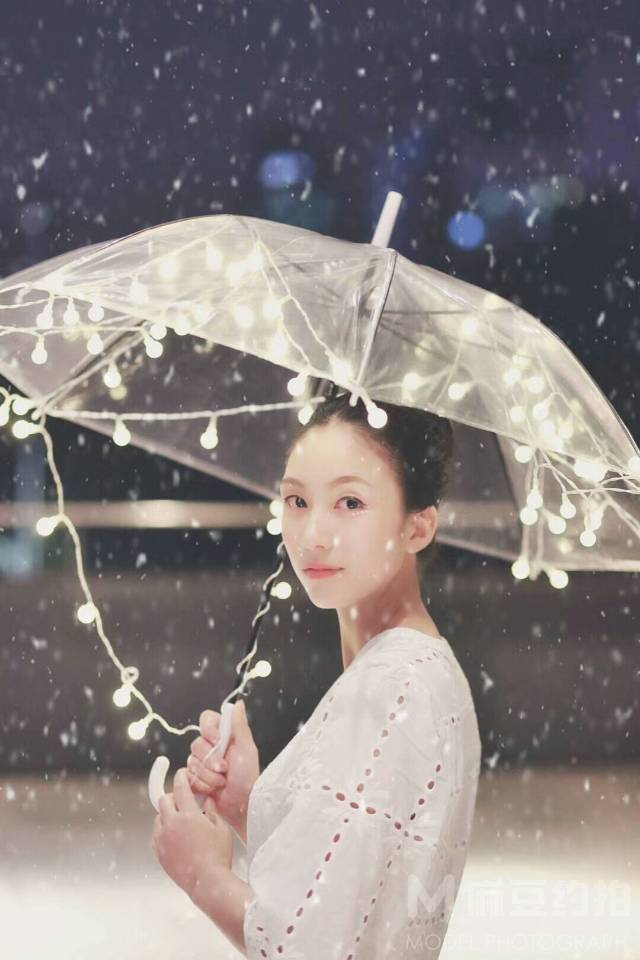 夜景模特
