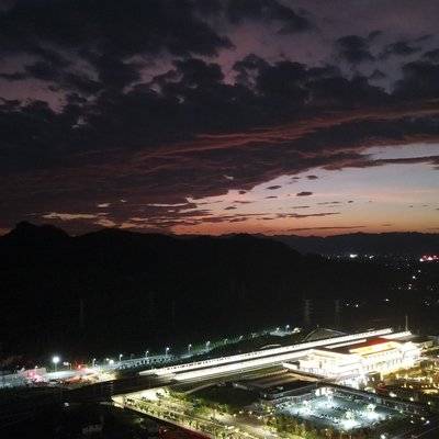 夜景模特
