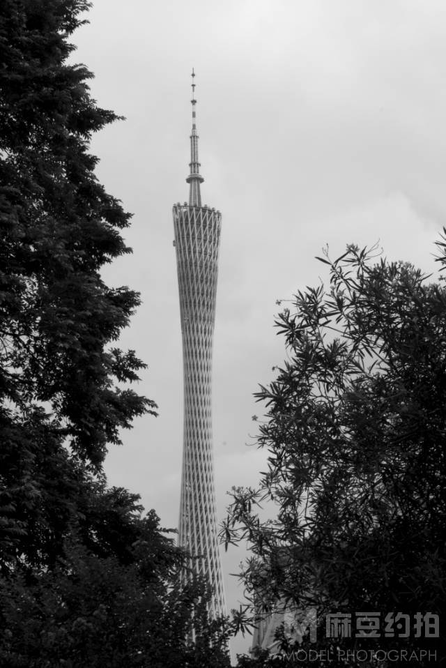 黑白模特