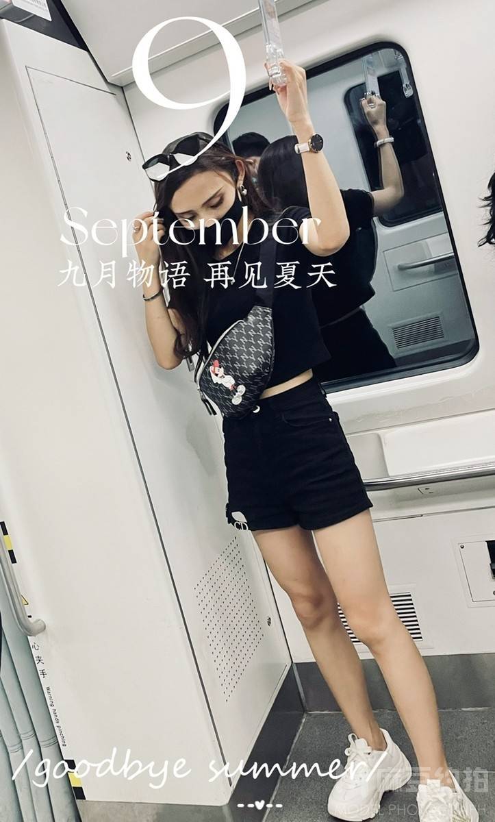黑白模特