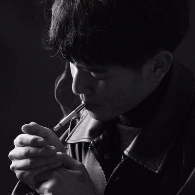 黑白模特