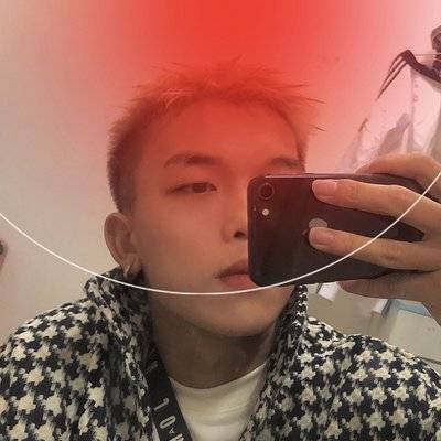 黑白模特