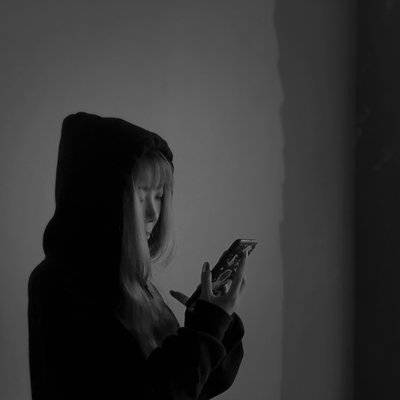 黑白模特