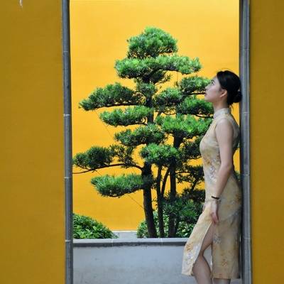 旗袍模特