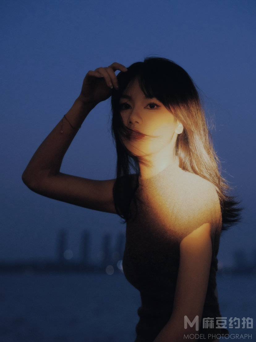 夜景模特