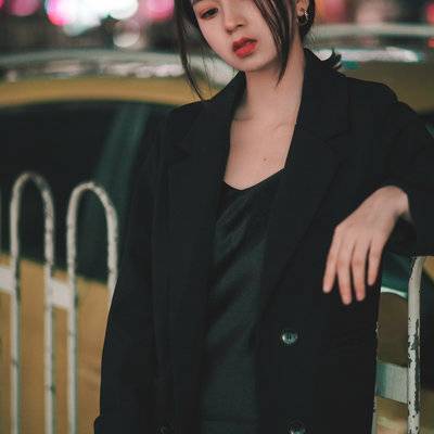 夜景模特