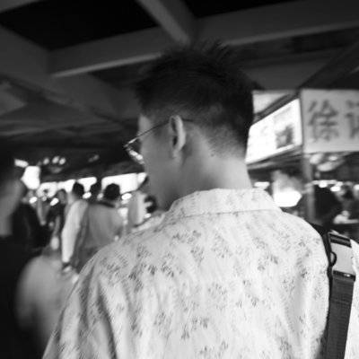 黑白模特