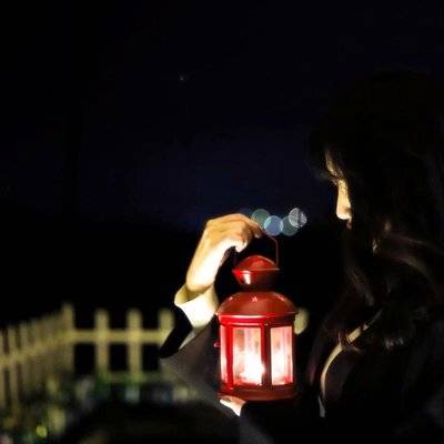 夜景模特