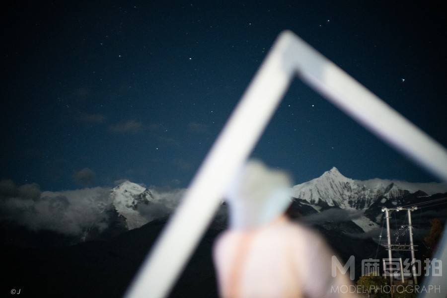 夜景模特