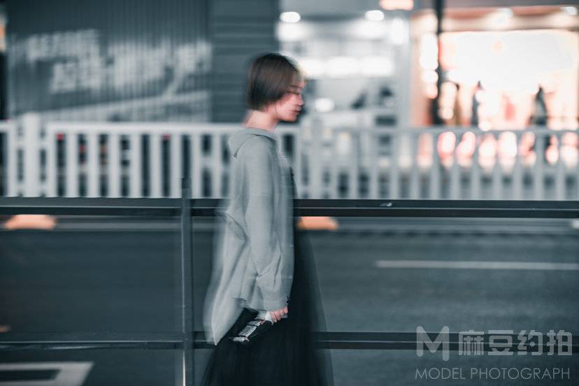 夜景模特