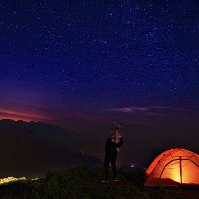 夜景模特