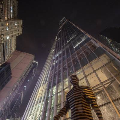 夜景模特