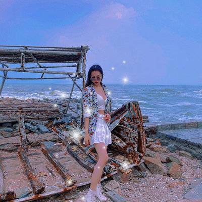 黑白模特