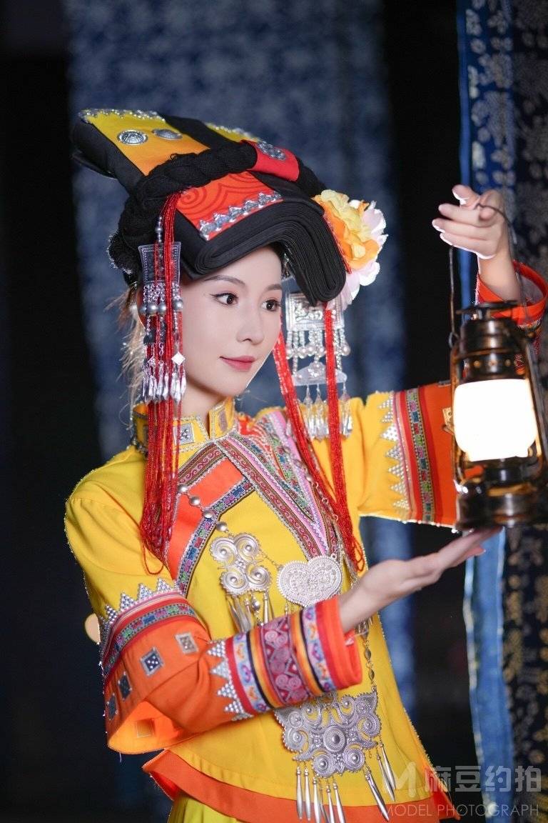 夜景模特