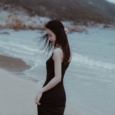 黑白模特