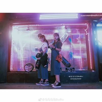 夜景模特