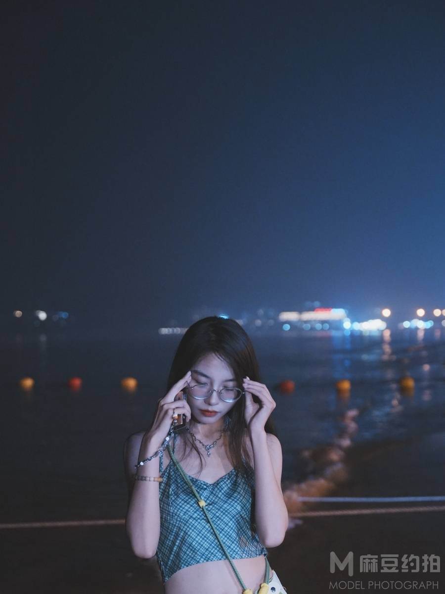 夜景模特