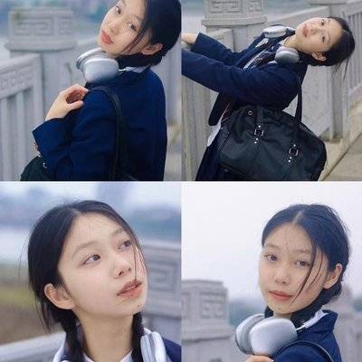 黑白模特