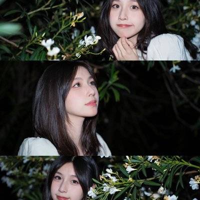夜景模特