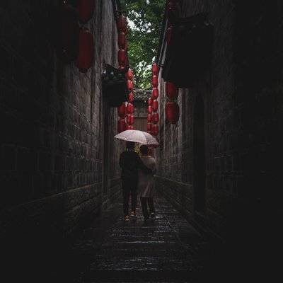 夜景模特