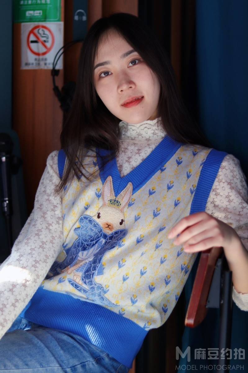 黑白模特
