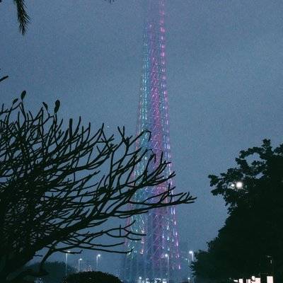 夜景模特