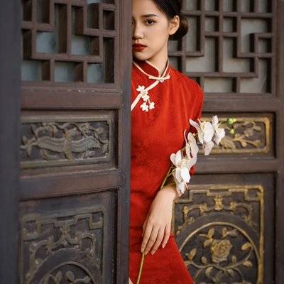 旗袍模特