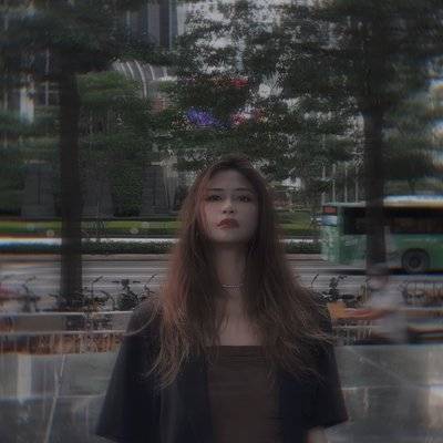 黑白模特