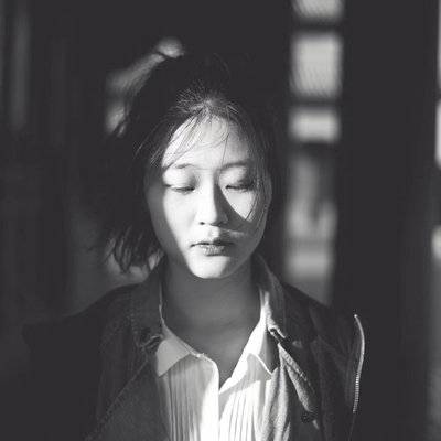 黑白模特