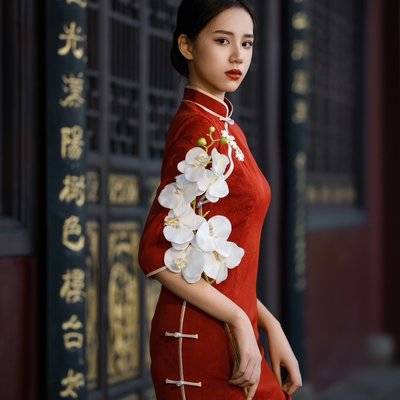 旗袍模特